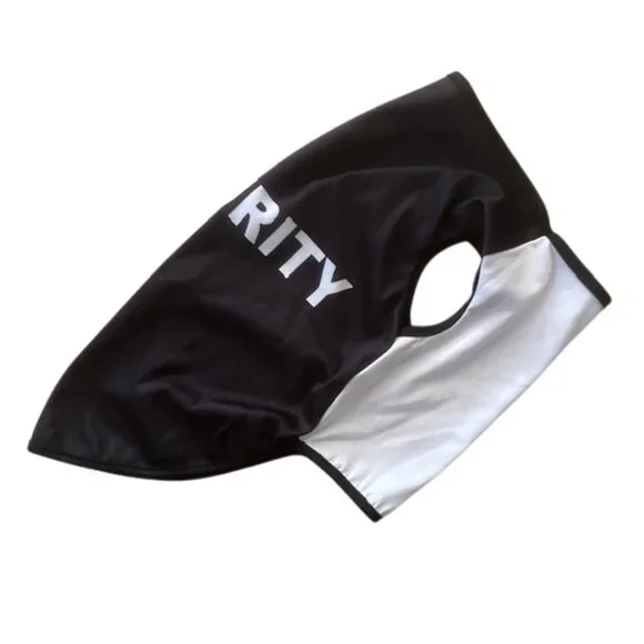 NWOT Black/White Security Dog Shirt Costume - Picture 3 of 4